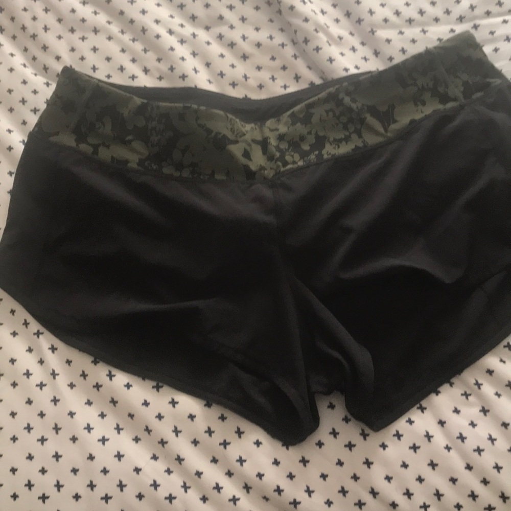 Black lululemon shorts